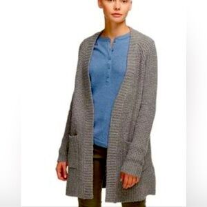 Patagonia Women’s Sweater Chunky Knit Open Front Cardigan Long Sleeve Small
